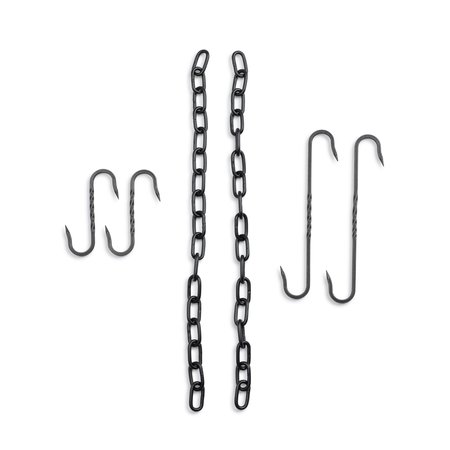 BAREBONES LIVING Barebones Cowboy Grill S-Hook and Chain Kit CKW-474